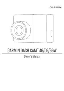 Garmin Dash Cam 66 manual. Camera Instructions.